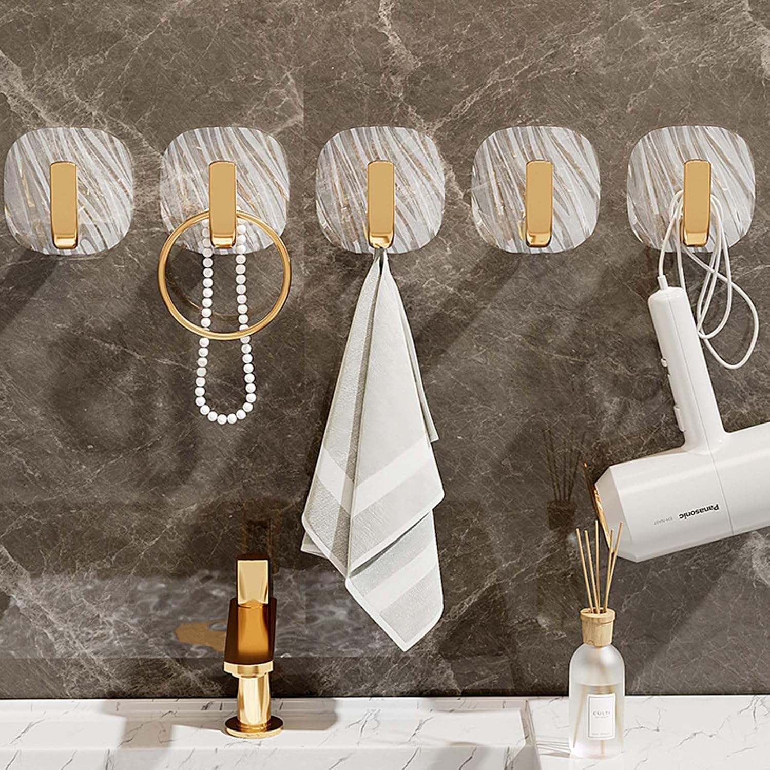 2+1 GRATIS | LuxHook – Starker Halt ohne Bohren, edel im Design!
