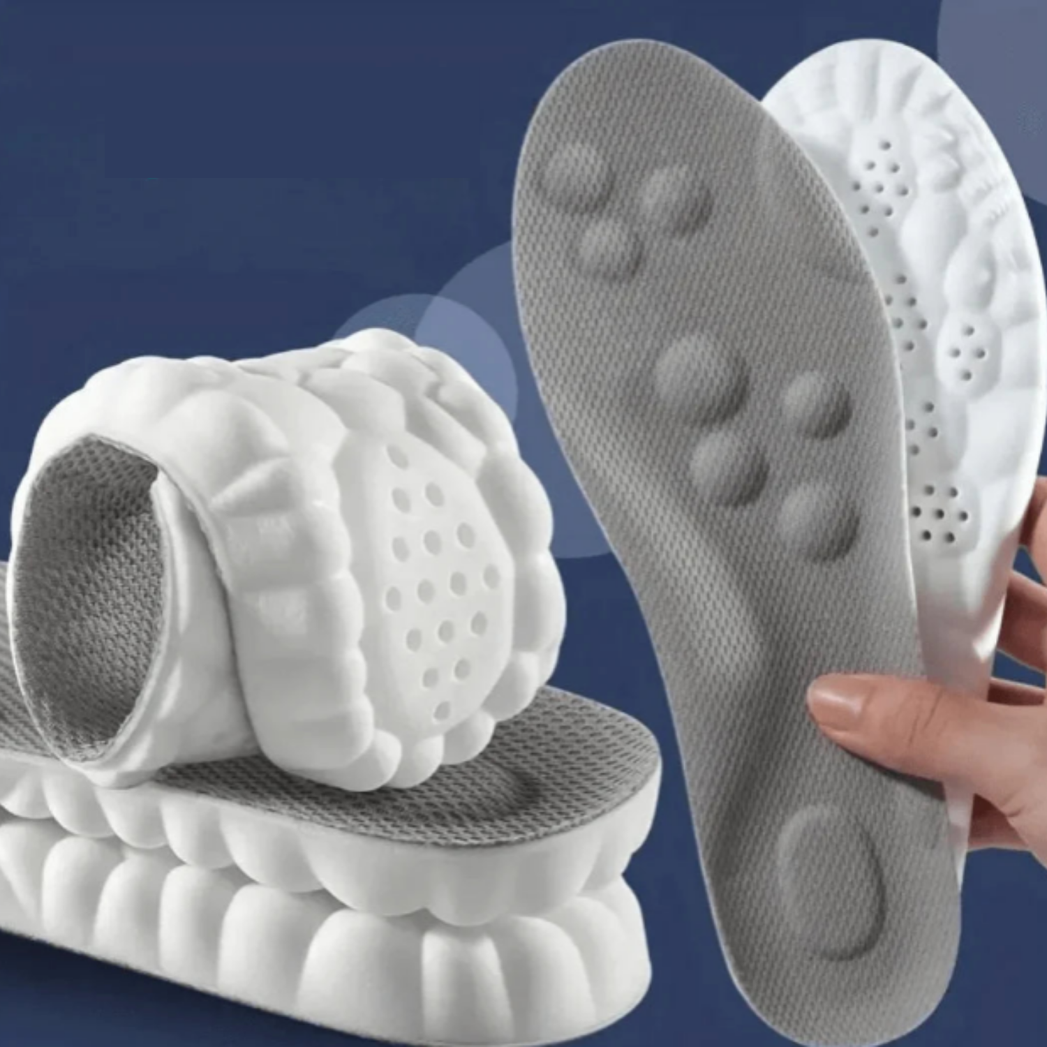 FlexiRelief 4D Einlegesohlen | Schmerzlinderung | Fußunterstützung | Für Arbeit & Freizeit