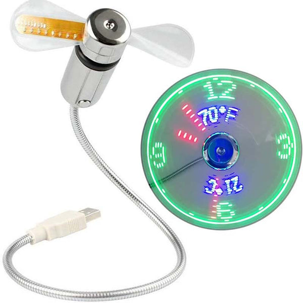 TimeCool™ – Die clevere USB-Ventilatoruhr mit Temperaturanzeige