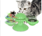 PlayPaws Toy | Interaktives Katzenspielzeug | Zahnpflege & Kratzschutz | Drehende Windmühle