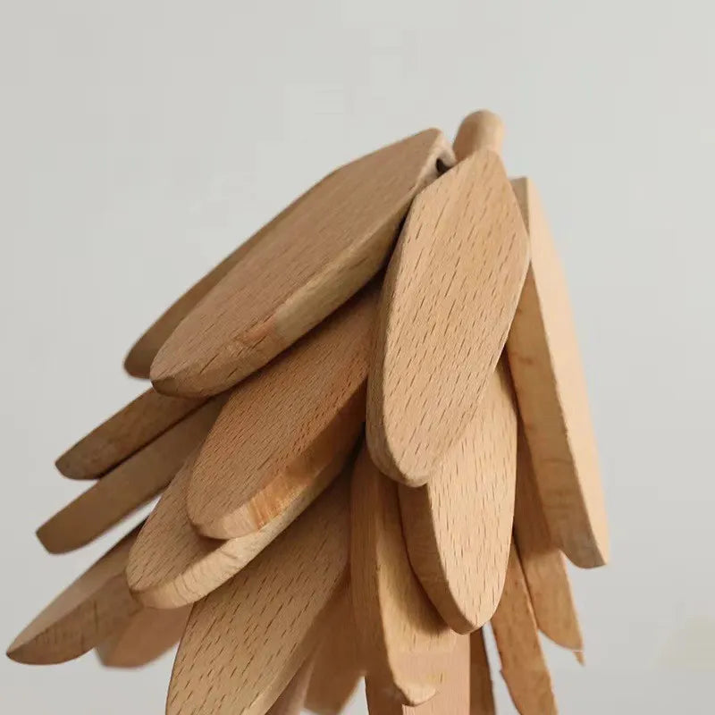 LeafyNest - Holzbaum-Klappuntersetzer-Set [Letzter Tag Rabatt]
