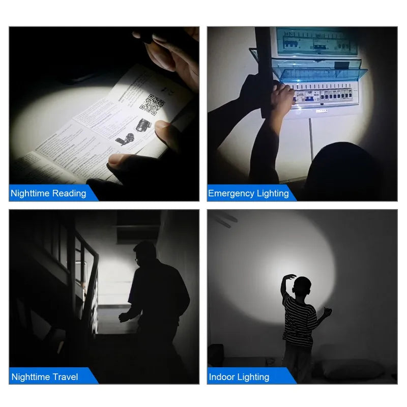 Mini-Taschenlampe LumoKey | Wiederaufladbar, Wasserdicht, Hochleistungs-LED | 30m Strahlreichweite | Ultraleicht 6g