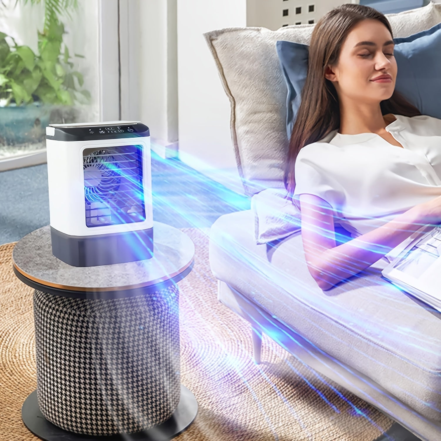 FreshBreeze Mini | Kompakte Klimaanlage | USB-Betrieb | Wassergekühltes System