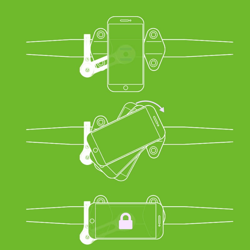 RideGuard – Hält Ihr Telefon bei jeder Fahrt sicher und zugänglich