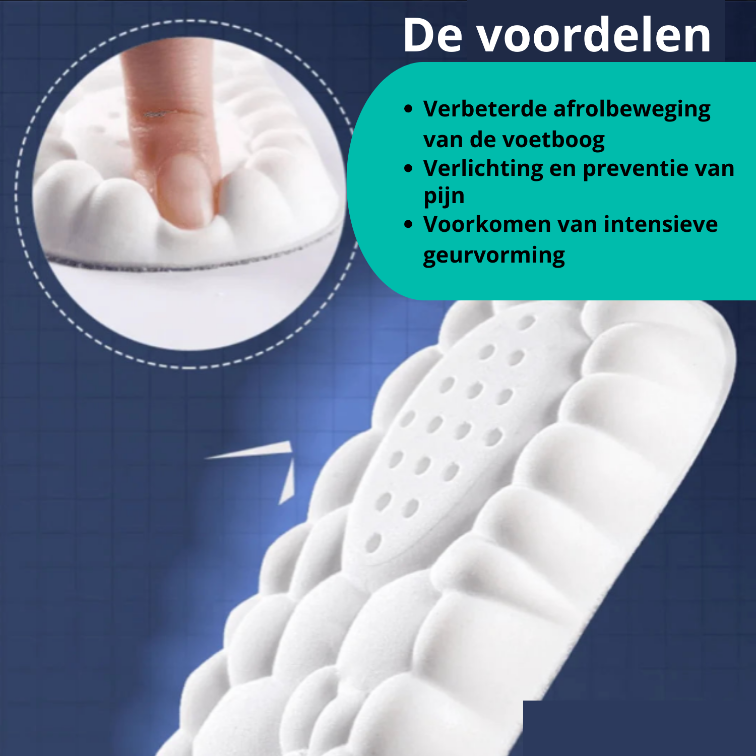 FlexiRelief 4D Einlegesohlen | Schmerzlinderung | Fußunterstützung | Für Arbeit & Freizeit