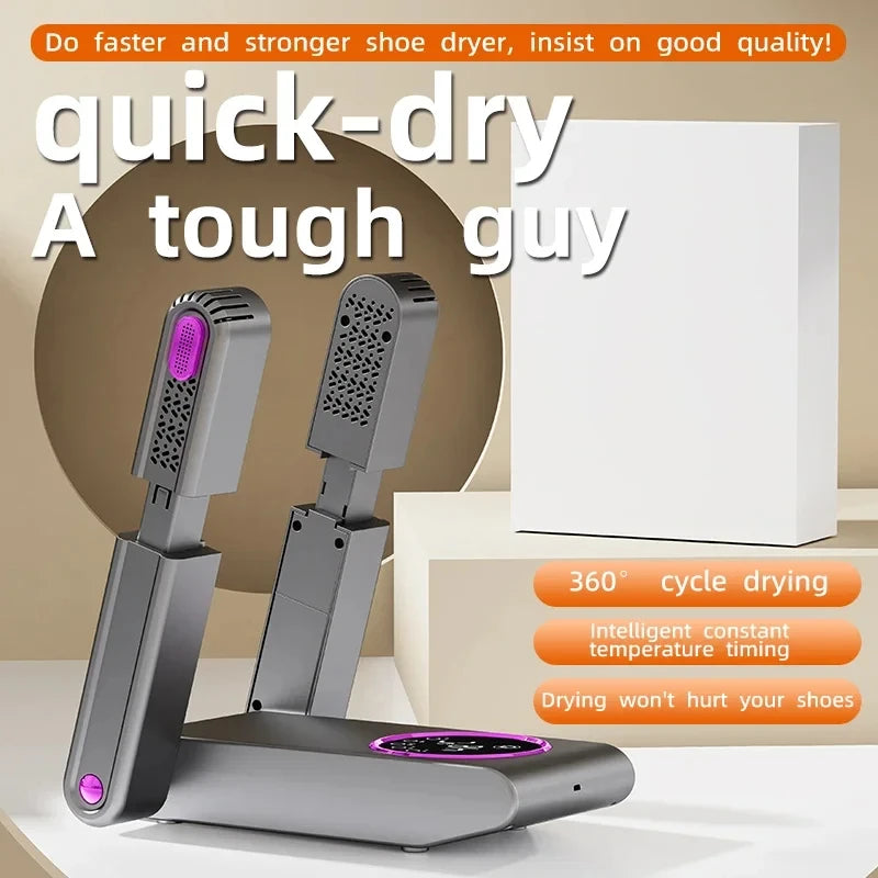 DryStep Eco | Energieeffizienter Schuhwärmer | Kompakt, Schnell & Anpassbar | Geeignet für Turnschuhe, Stiefel & Sportschuhe