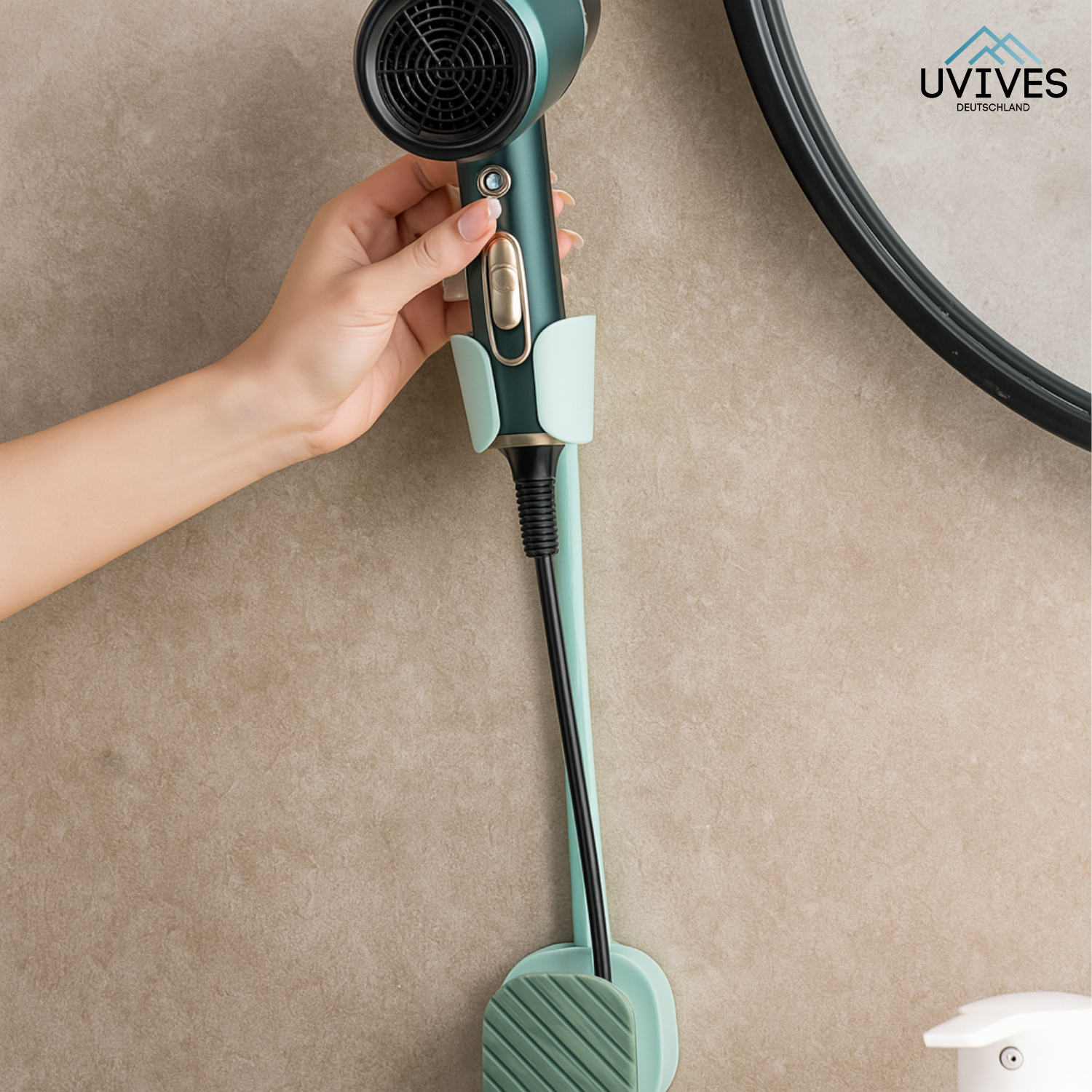 DryGrip – Haare stylen ohne Hände!