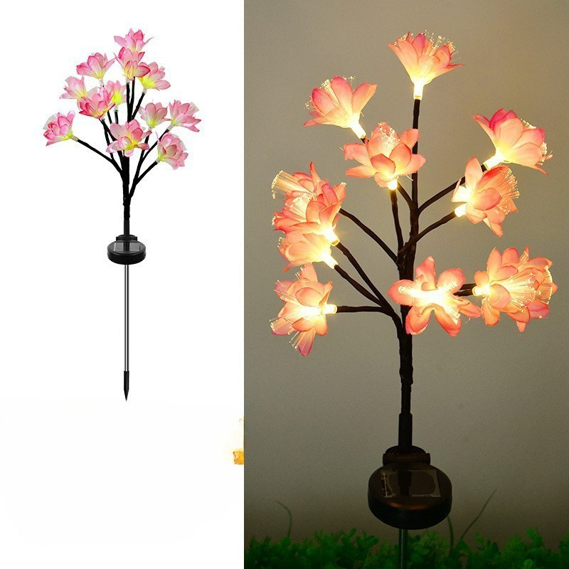 Solaria BloomLights | Solar Gartenbeleuchtung Im Blumenstil | Wetterfest & Nachhaltig | Warmweißes Licht | 6er-Set Für Beete & Wege