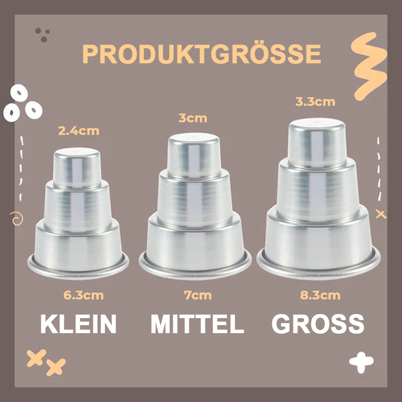 TierTins - Mini Mehrschichtige Kuchenform [Letzter Tag Rabatt]