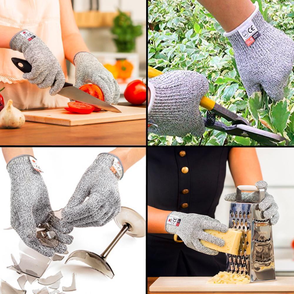 GuardFit Pro | Schnittfeste Handschuhe | EN388 Level 5 | Für Arbeit & Alltag