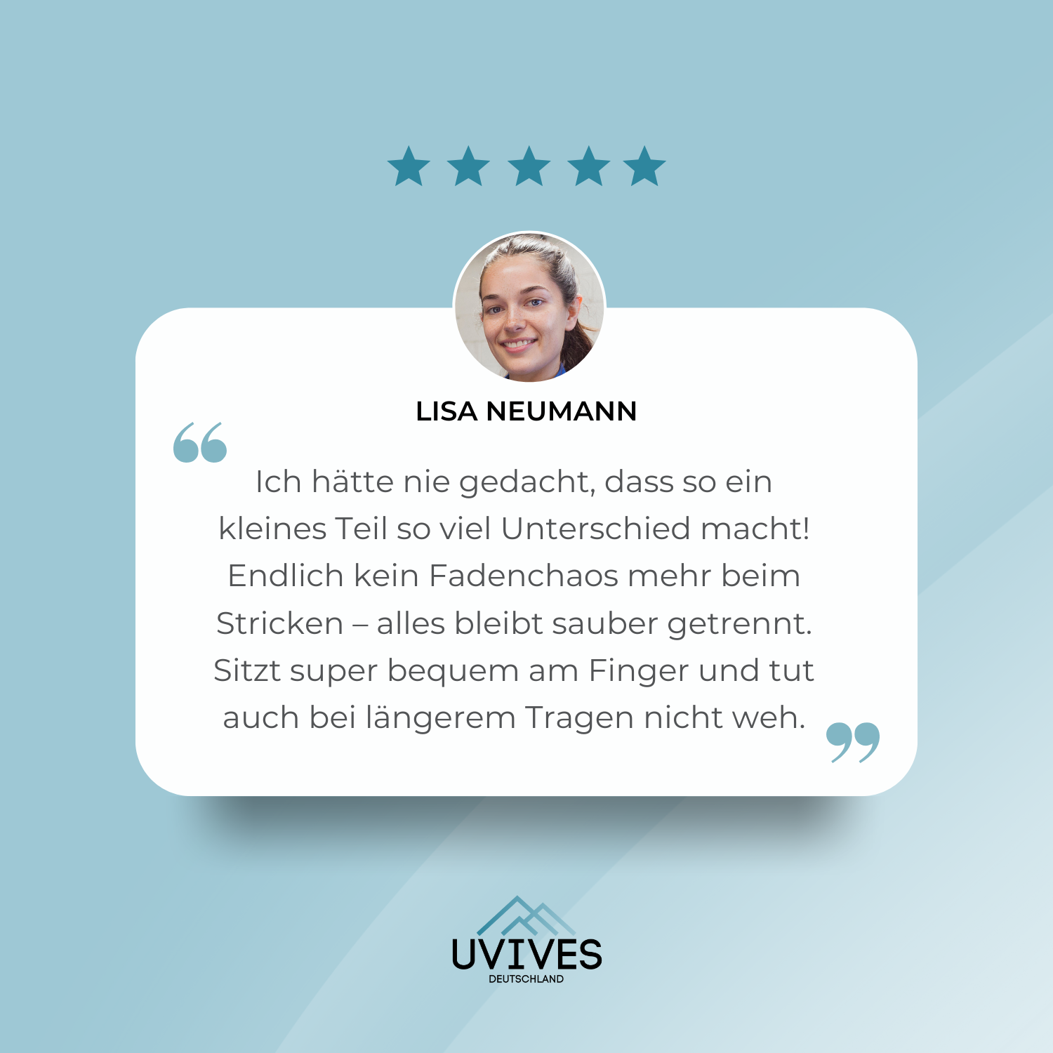 2+3 GRATIS | EasyThread™ – Der Garnführungsring für entspanntes Stricken