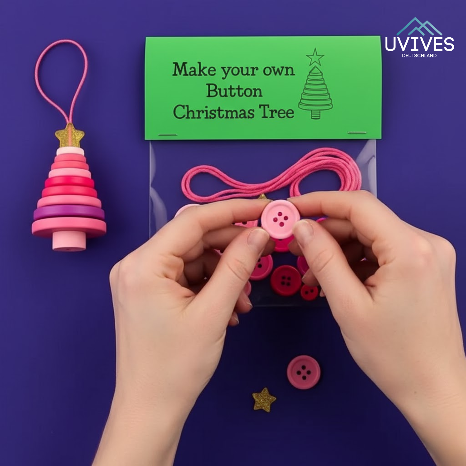 ButtonJoy – Dein persönliches DIY-Weihnachtswunder aus Knöpfen