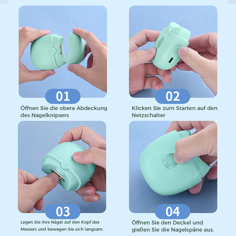 ClipMate™ – Der elektrische Nagelknipser für kinderleichte Pflege