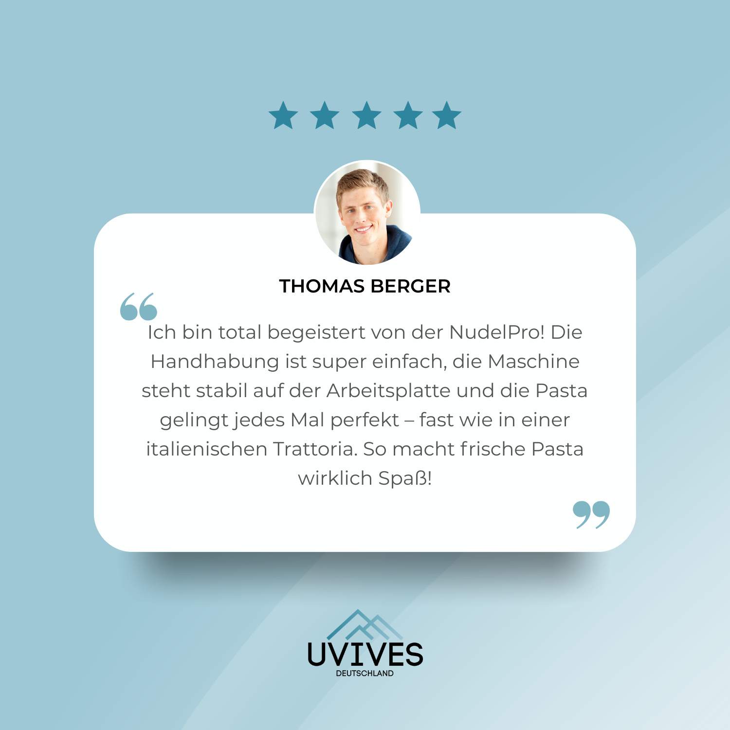 NudelPro™ – Frische Pasta ohne Kraftaufwand
