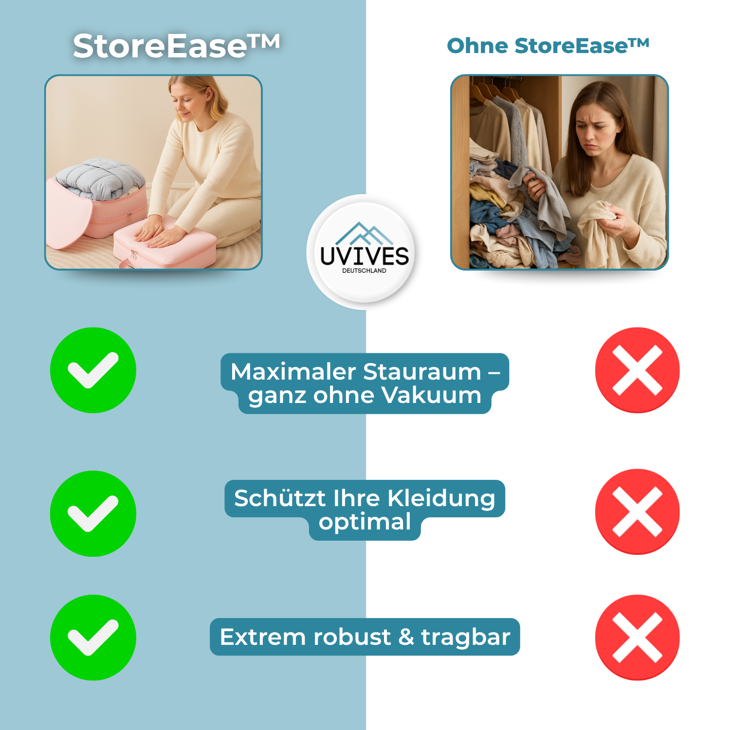 StoreEase - Super platzsparender Kompressions Organizer [Letzter Tag Rabatt]