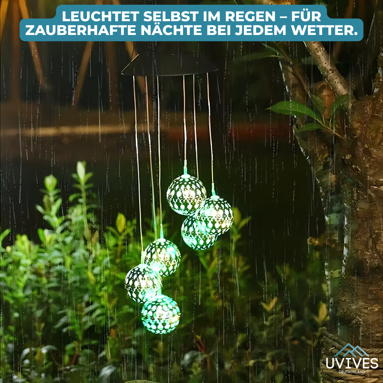 LumiBreeze™ - Verwandeln Sie Ihren Garten mit farbenfrohem Lichtspiel