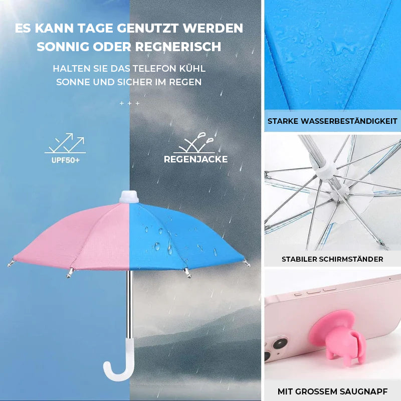 1+1 GRATIS | MiniShade – Der stylische Sonnenschirm für dein Handy!