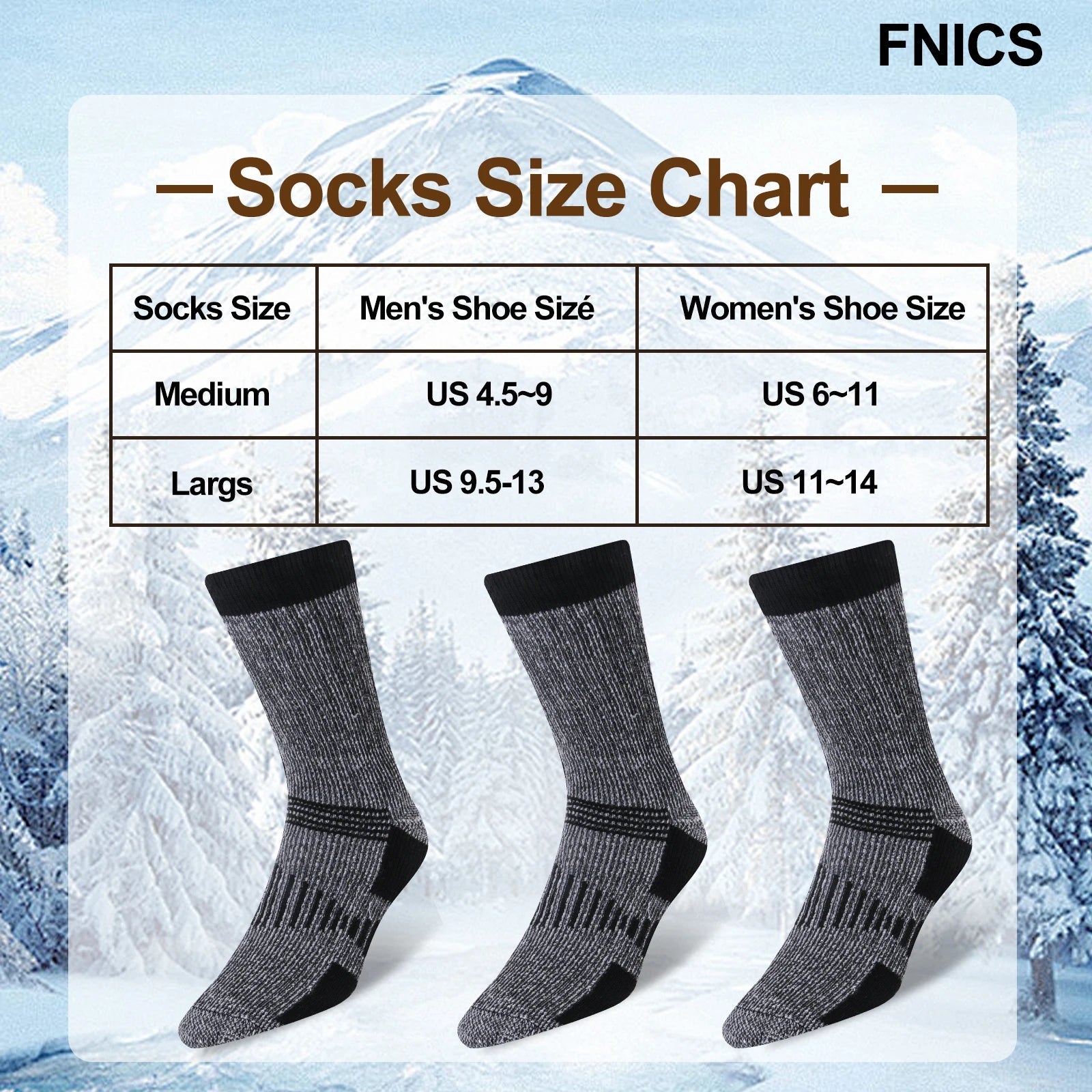NordWool Merinowollsocken 3er-Pack | Dicke & warme zusätzliche Schicht | Langlebig, atmungsaktiv | Ideal für Arbeit, Wandern & Outdoor-Einsatz