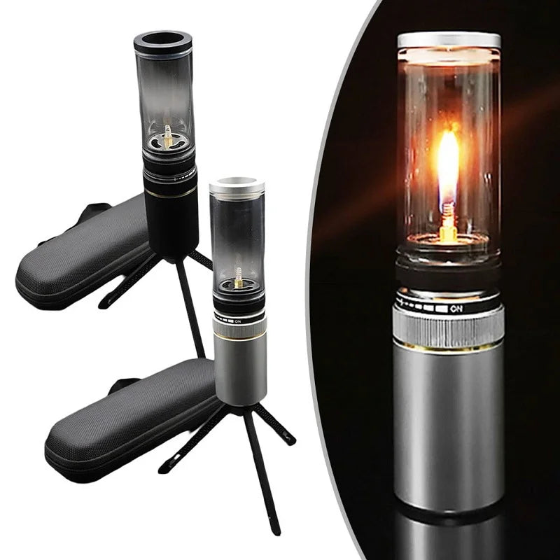 BlazeGlow™ – Stilvolle Flammenlampe für unterwegs