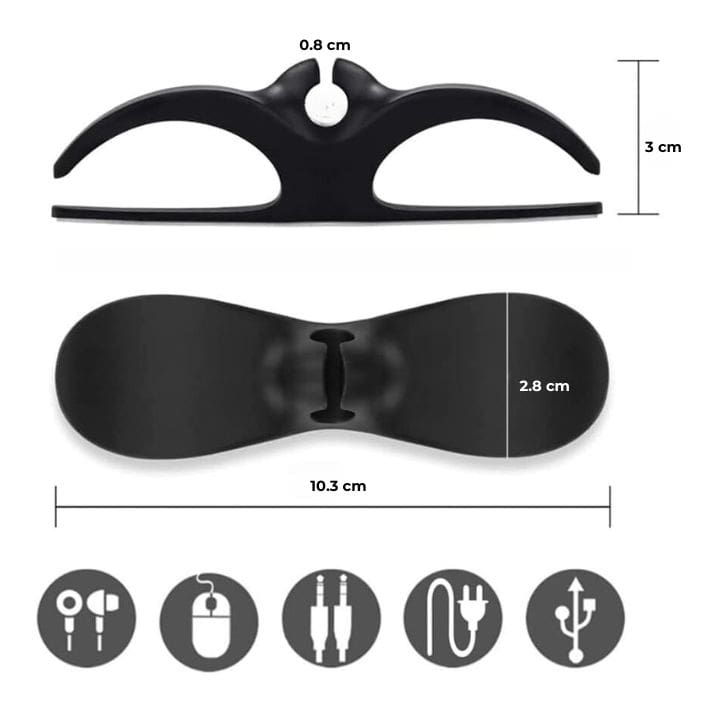 5+5 GRATIS | CordGrip - Selbstklebender kabel-organizer [Letzter Tag Rabatt]
