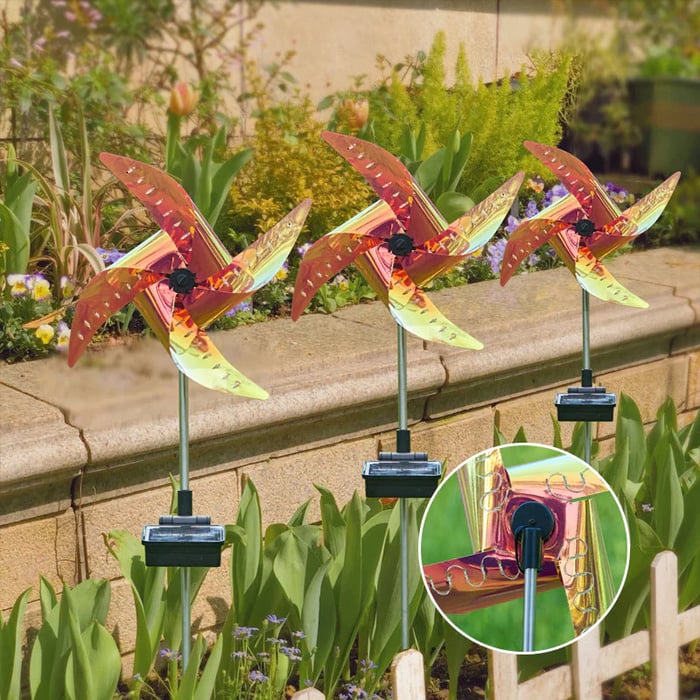 SolarSpin - Verwandeln Sie Ihren Garten mit leuchtenden Windmühlen