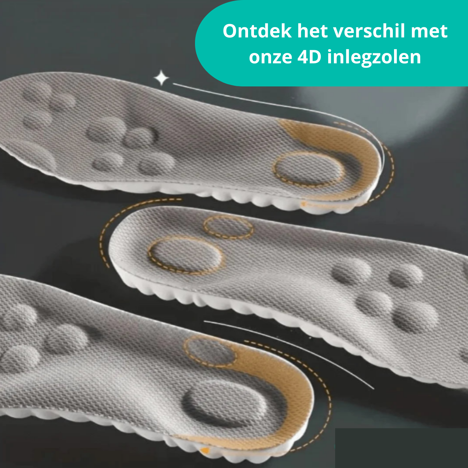 FlexiRelief 4D Einlegesohlen | Schmerzlinderung | Fußunterstützung | Für Arbeit & Freizeit