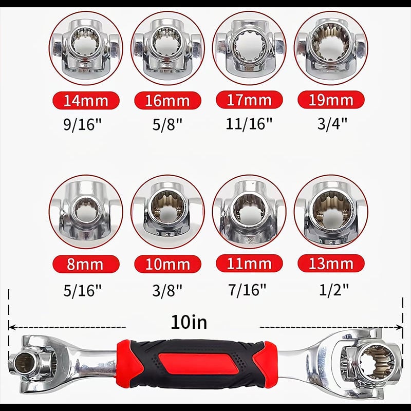 SocketHero - 52 in 1 Universal-Steckschlüssel-Schlüssel  [Letzter Tag Rabatt]