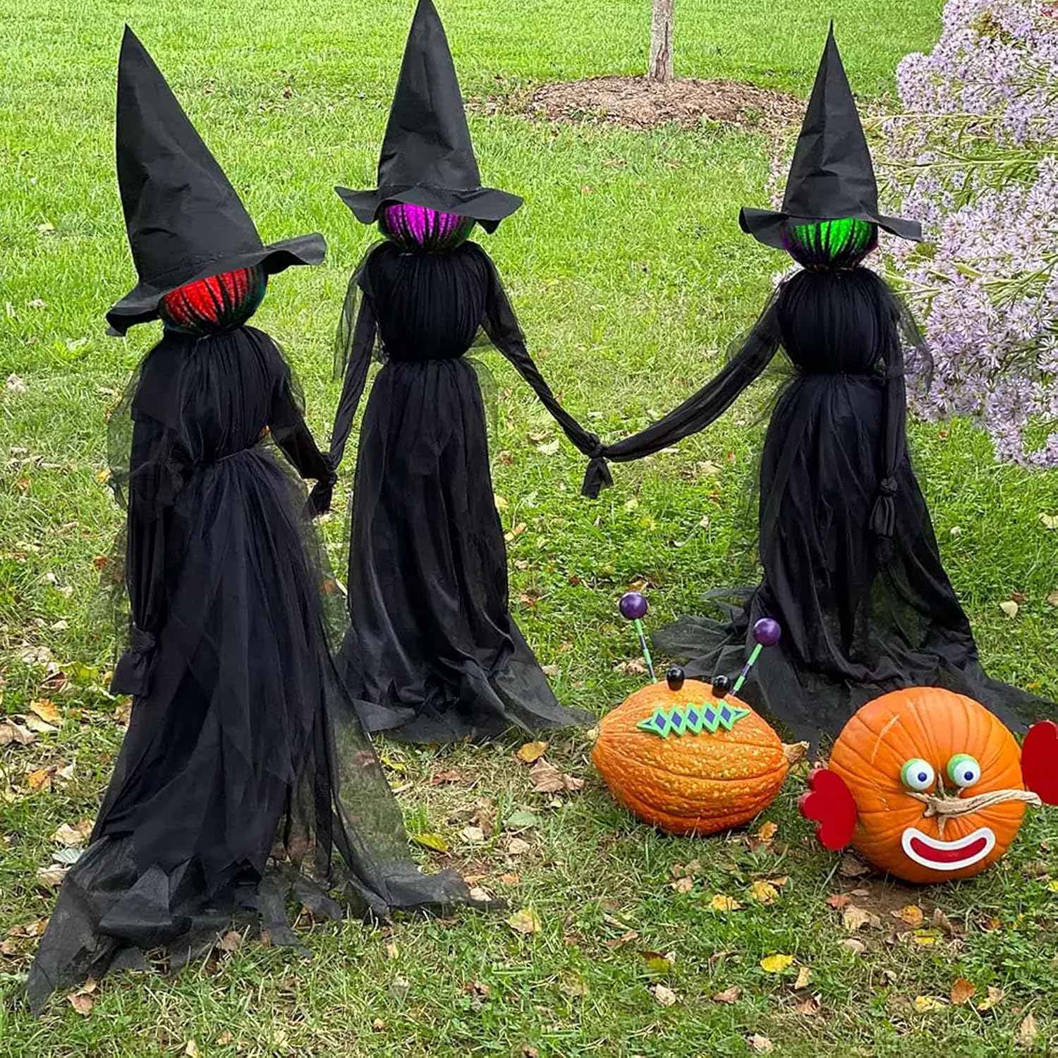HexaGlow – Set aus 3 leuchtenden Halloween-Hexen!