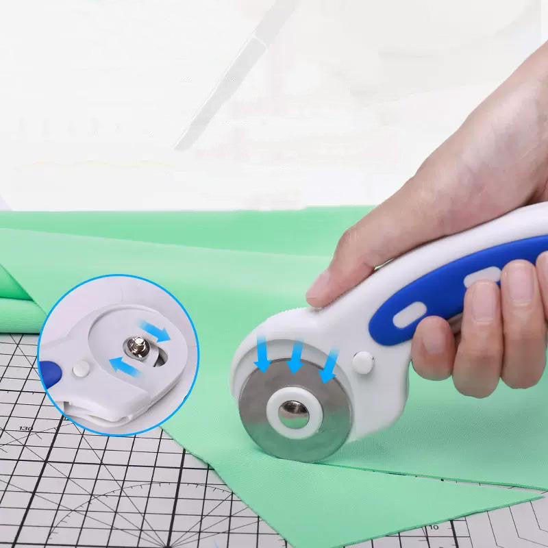 Craftano Rollschneider | Präzises Schneidewerkzeug | Ergonomisch & Multifunktional | Geeignet für Stoff, Leder & Papier