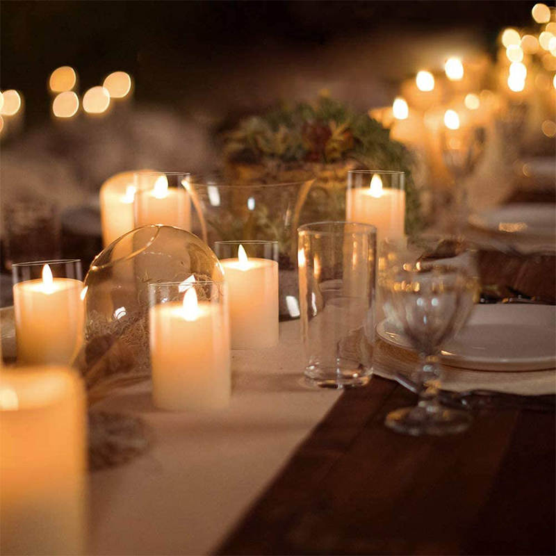 MerryCandle - Sichere Gemütliche Atmosphäre mit Realistischem Flammenlosen Kerzenlicht