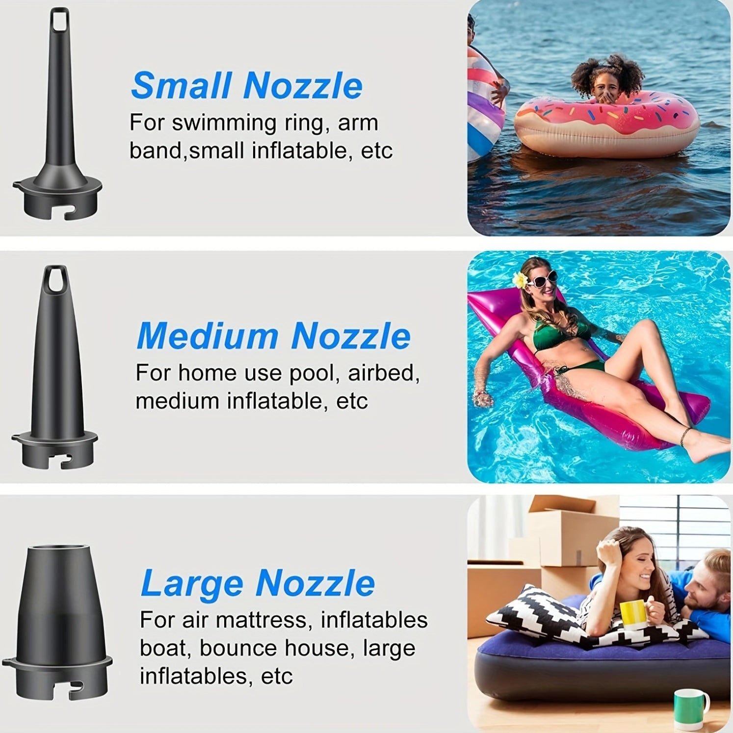 AirPuff Mini Luftpumpe | USB-Aufladbar & Kabellos | Kompakt & Robust | Ideal für Outdoor & Camping