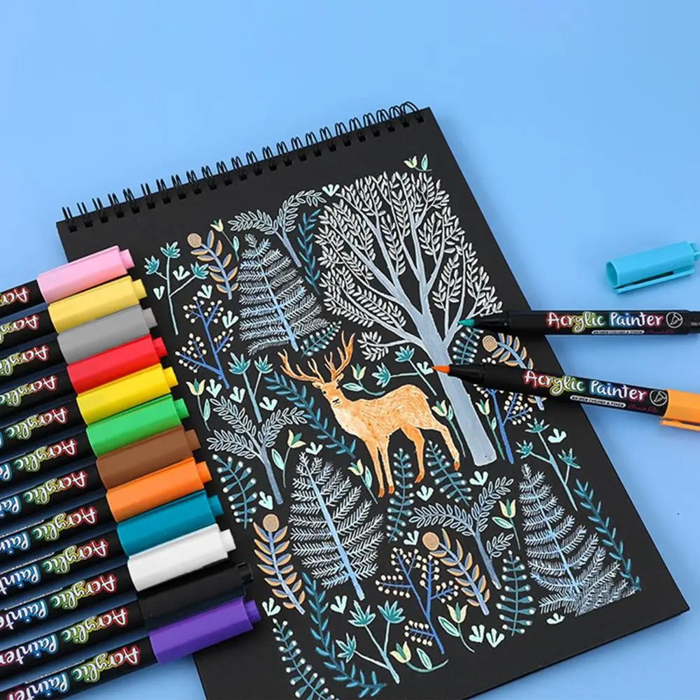 6+6 GRATIS | ColorDash™ - Acrylmarker-Set [Letzter Tag Rabatt]