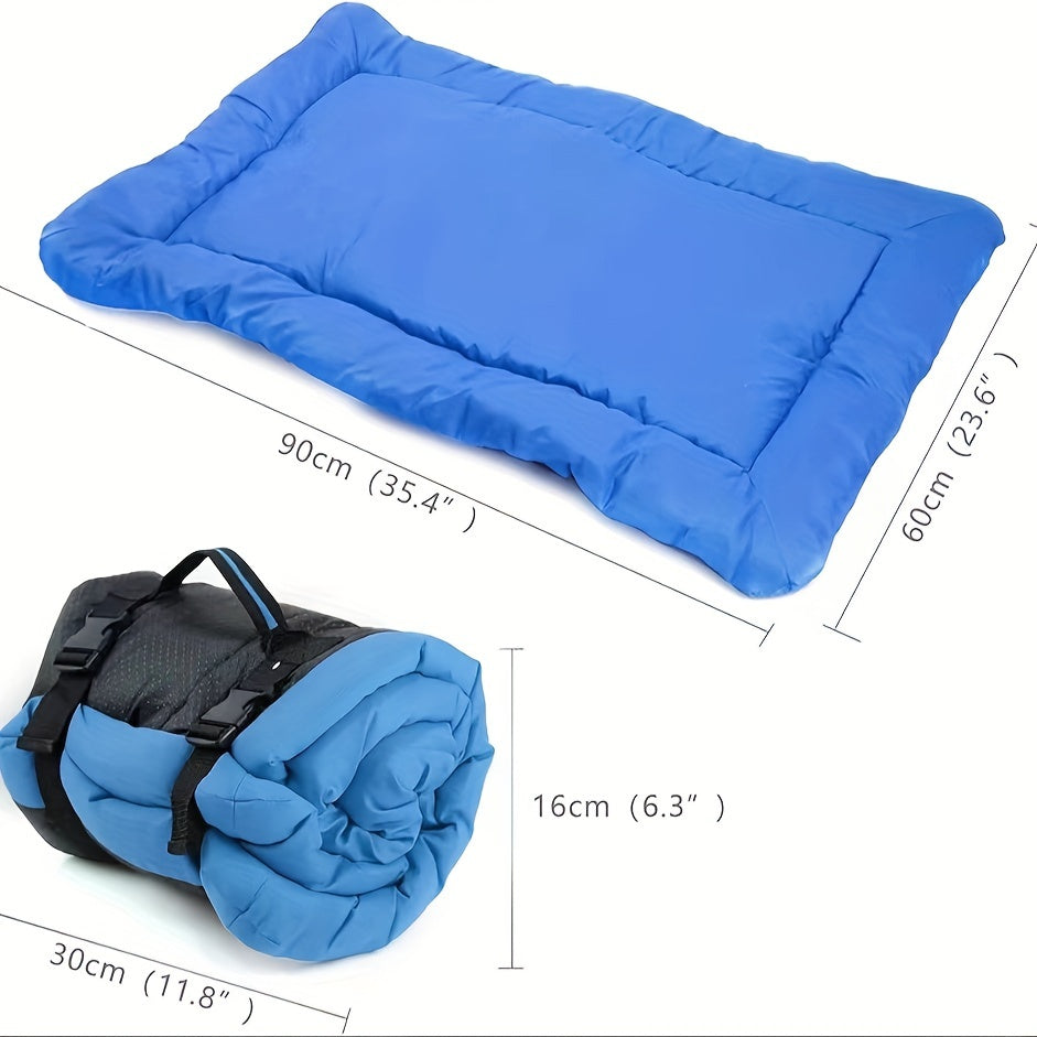 PawVenture | Wasserdichte Hundematte | Faltbar, Robust & Bequem | Für Camping, Reisen & Zuhause