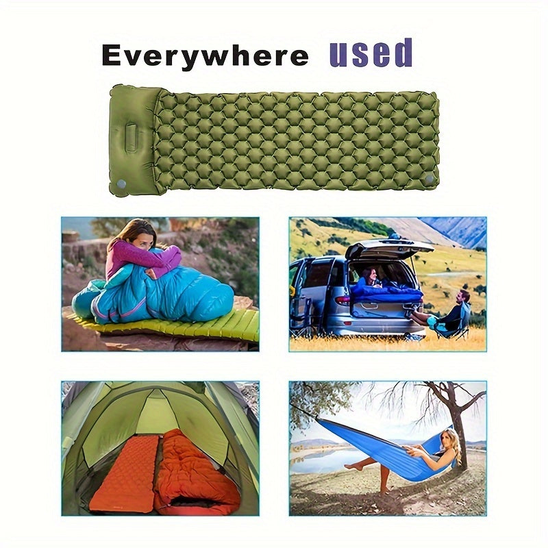 TrailRest | Aufblasbare Isomatte | Ultraleicht & Kompakt | Wabenstruktur & Wasserabweisend