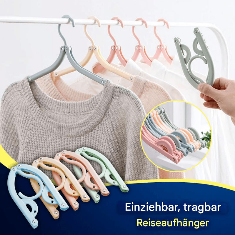 2+1 GRATIS | PocketHang - Einziehbare tragbare Reise-Kleiderbügel