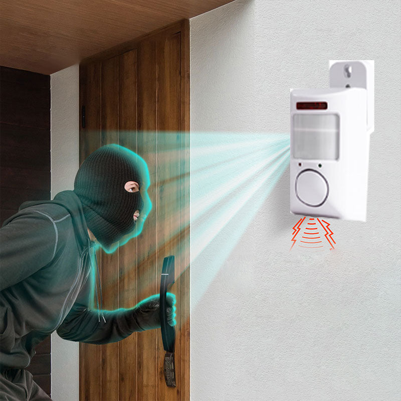 SecureGuard - Stoppt Eindringlinge sofort mit lautem 105dB Sirenenalarm