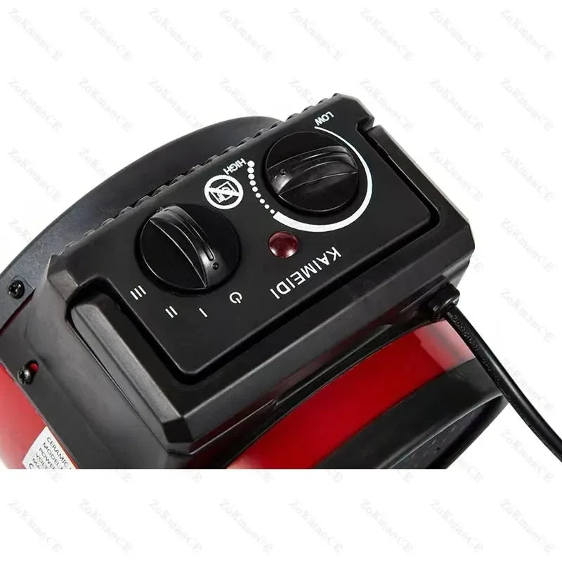 Thermoventis | Industrieller 220V Elektroheizer | 3 Heizstufen | PTC-Keramiktechnologie | Thermostat & Überhitzungsschutz | Tragbarer Heizlüfter 1500–3500W