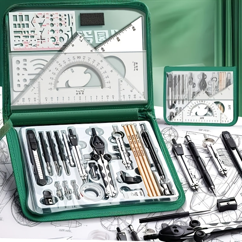 LinePro | Zeichenwerkzeug-Set | Edelstahl | Präzision für Technik & Design