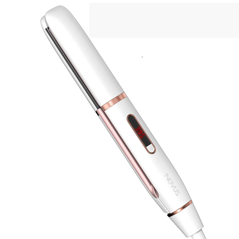 LustraVive | 2-in-1 Glätteisen & Lockenstyler | Turmalin-Keramik | Arganöl-Beschichtung | 360° Drehkabel