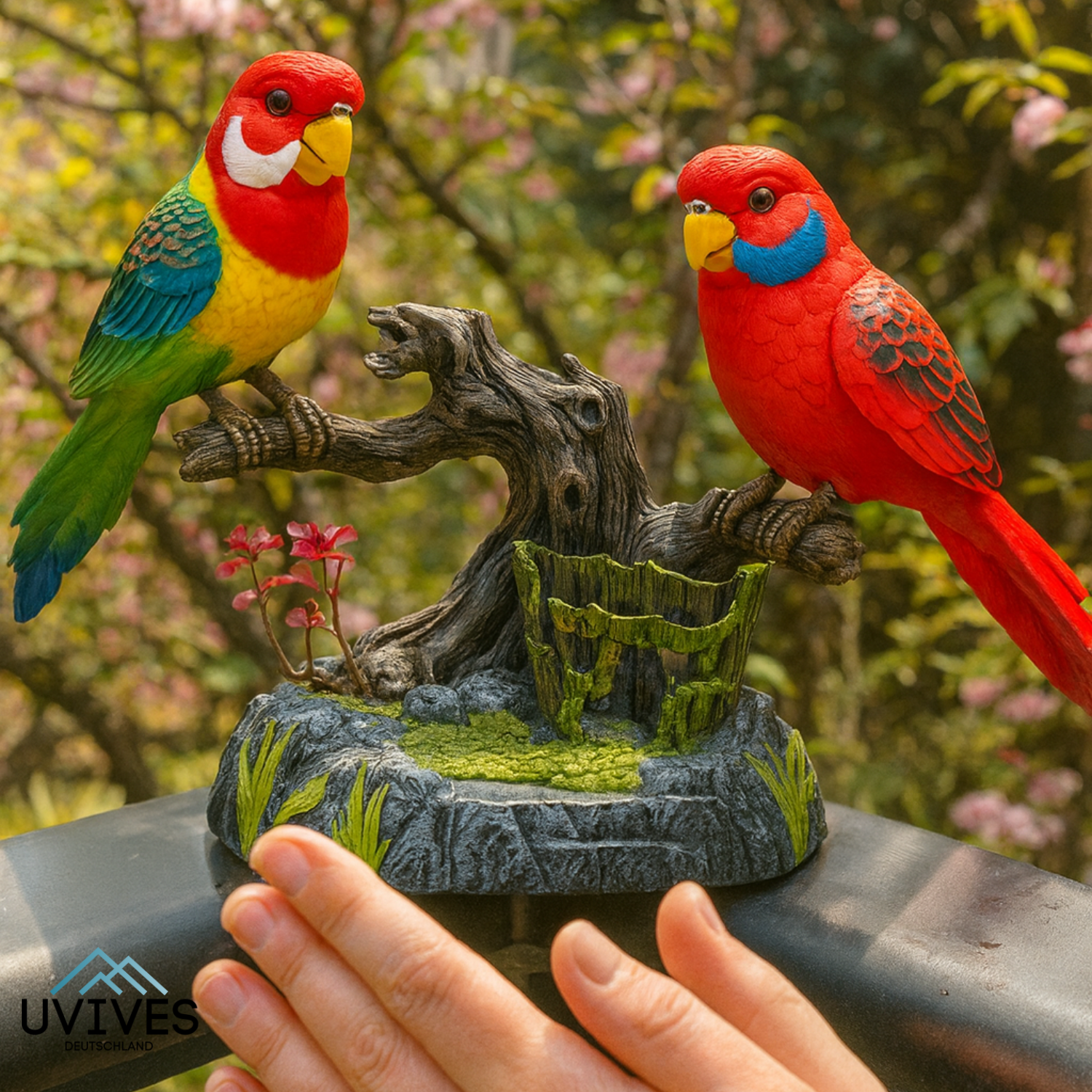 VivaBird – Der sprechende Papagei für einen lebendigen Frühlingsgarten!