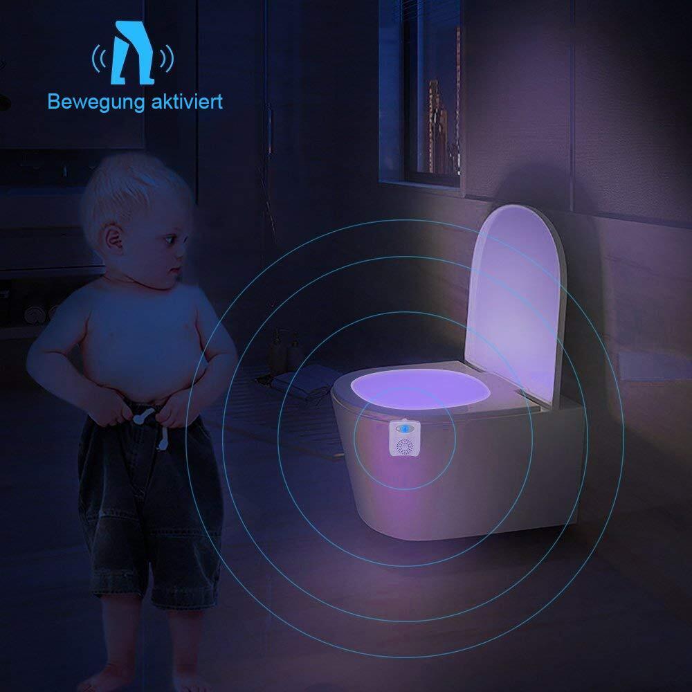 LumiClean – Farbenfrohes WC-Licht mit UV-Hygiene!