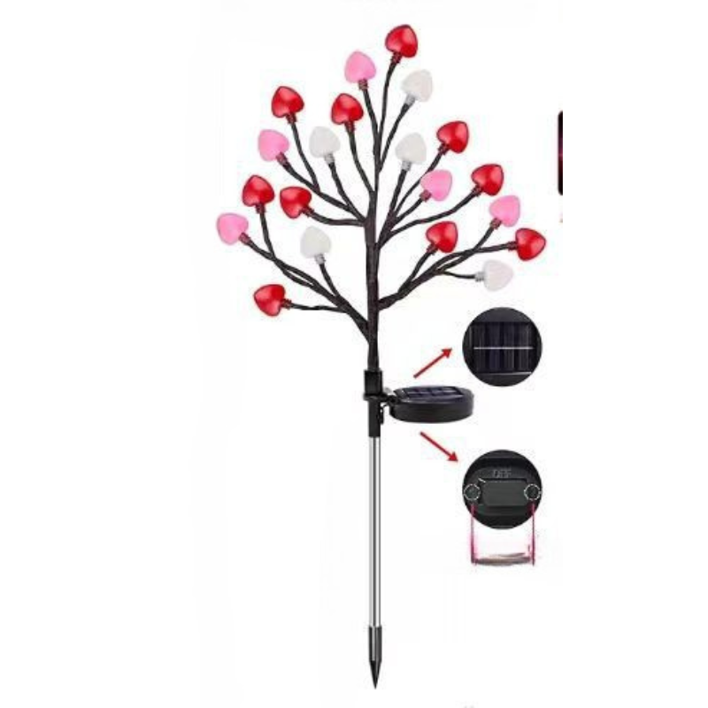 Solaria BloomLights | Solar Gartenbeleuchtung Im Blumenstil | Wetterfest & Nachhaltig | Warmweißes Licht | 6er-Set Für Beete & Wege