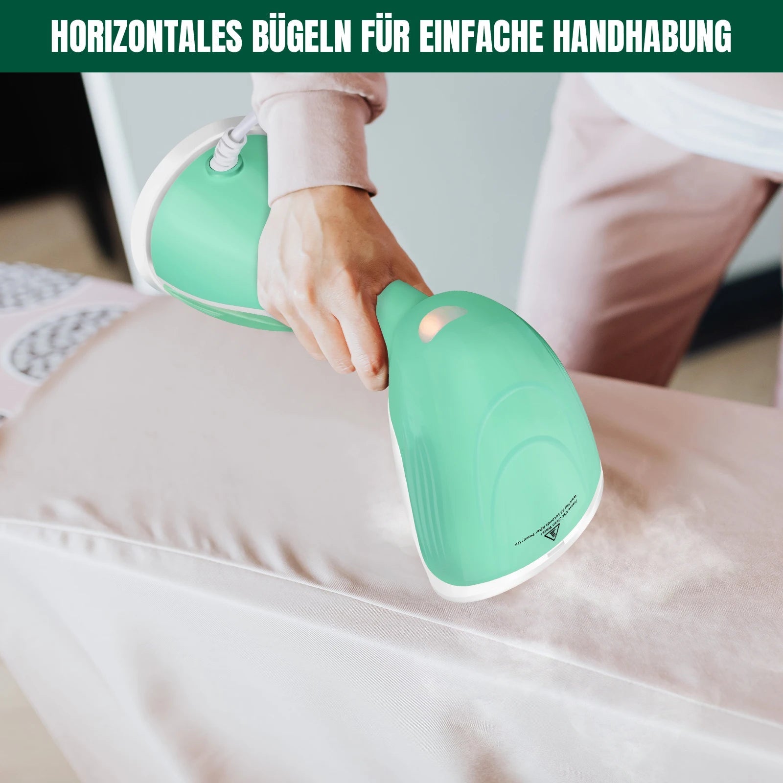 VaporiX 2000W Handdampfbügeleisen | 30-Sekunden Aufheizzeit | Tragbares Bügeleisen für Zuhause und Reise | Doppelte Dampfeinstellungen & 300ml Wassertank