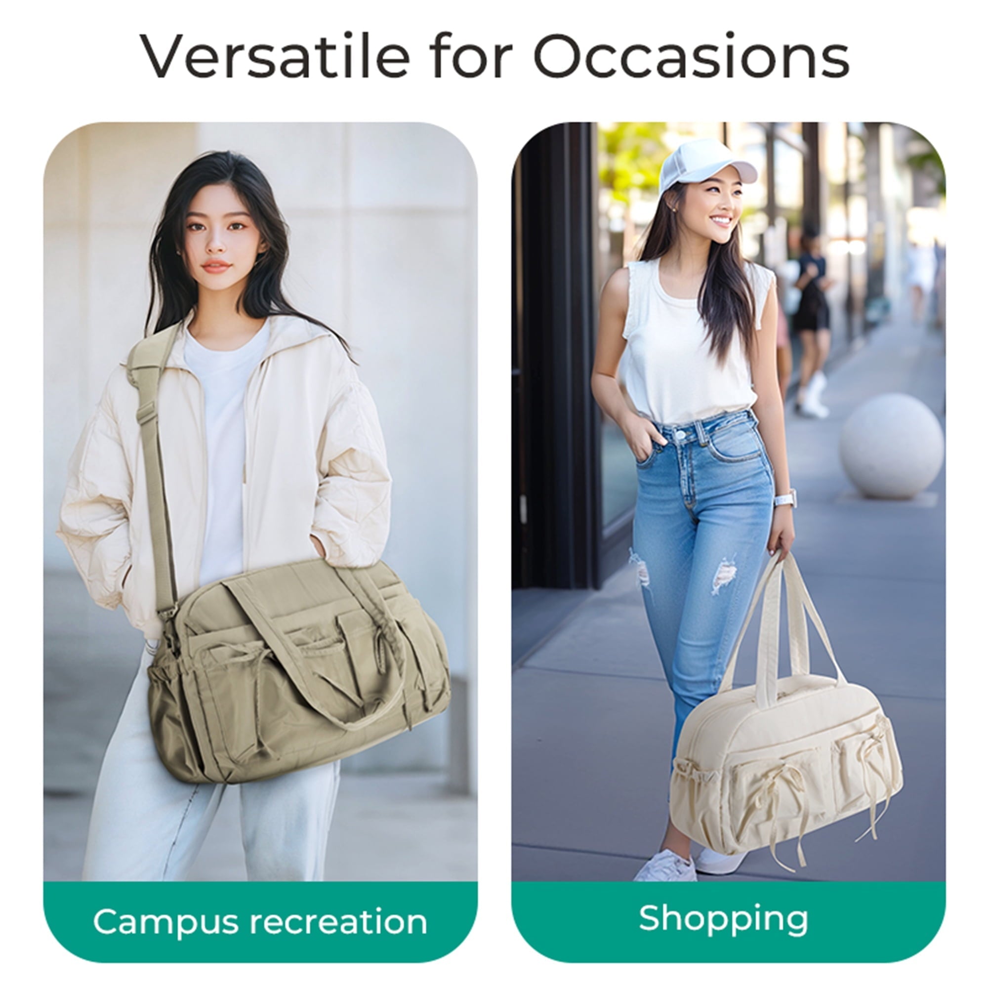 UrbanVibe Reisetasche | Modernes Design | Großes Fassungsvermögen | Vielseitig & Robuste