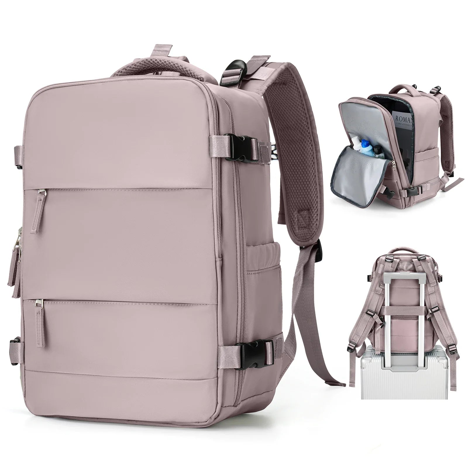 Trekvora Reiserucksack | Wasserdicht & Vielseitig | Laptopfach 15,6" | Nass-Trocken-Trennung