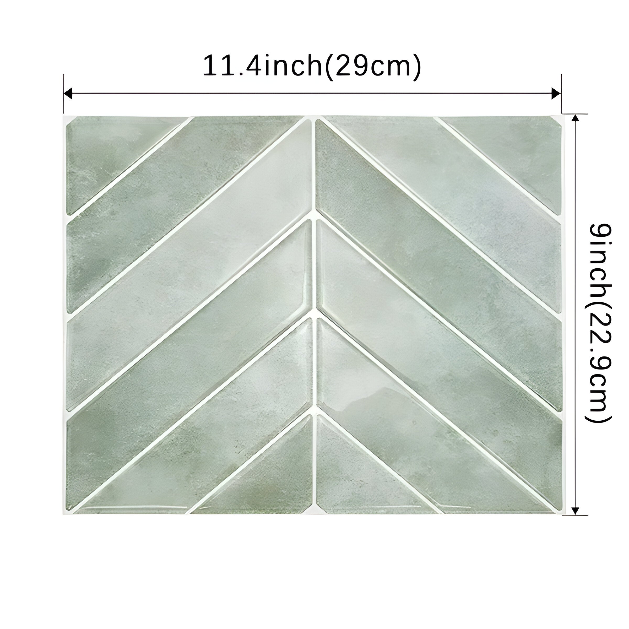 WallMagic 3D Tiles | Selbstklebende Wandfliesen | Modern & Feuchtigkeitsbeständig | Für Bad & Küche