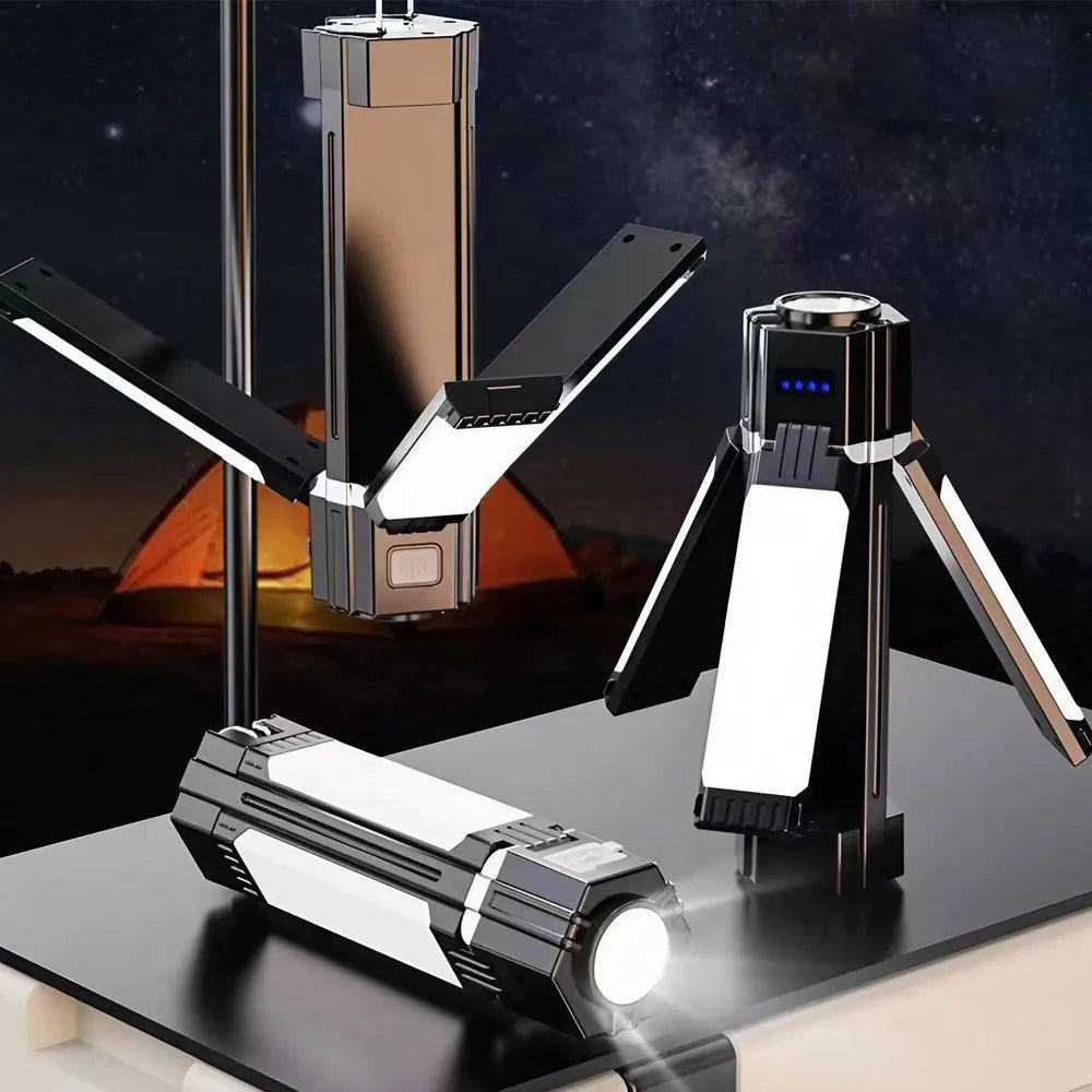 LumiCore Campinglampe | LED & Powerbank | USB-C Ladefunktion | Kompakt & Wasserdicht