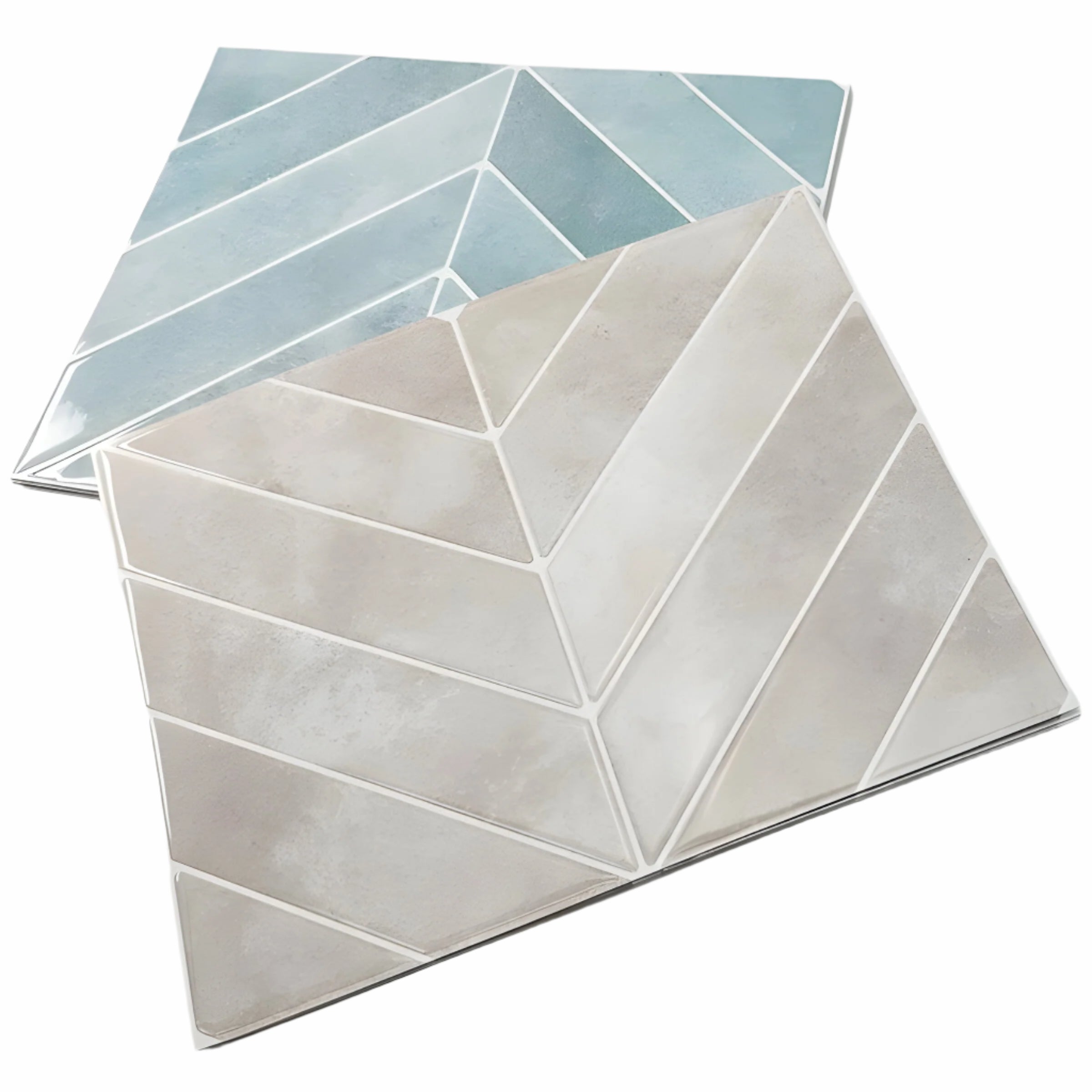 WallMagic 3D Tiles | Selbstklebende Wandfliesen | Modern & Feuchtigkeitsbeständig | Für Bad & Küche