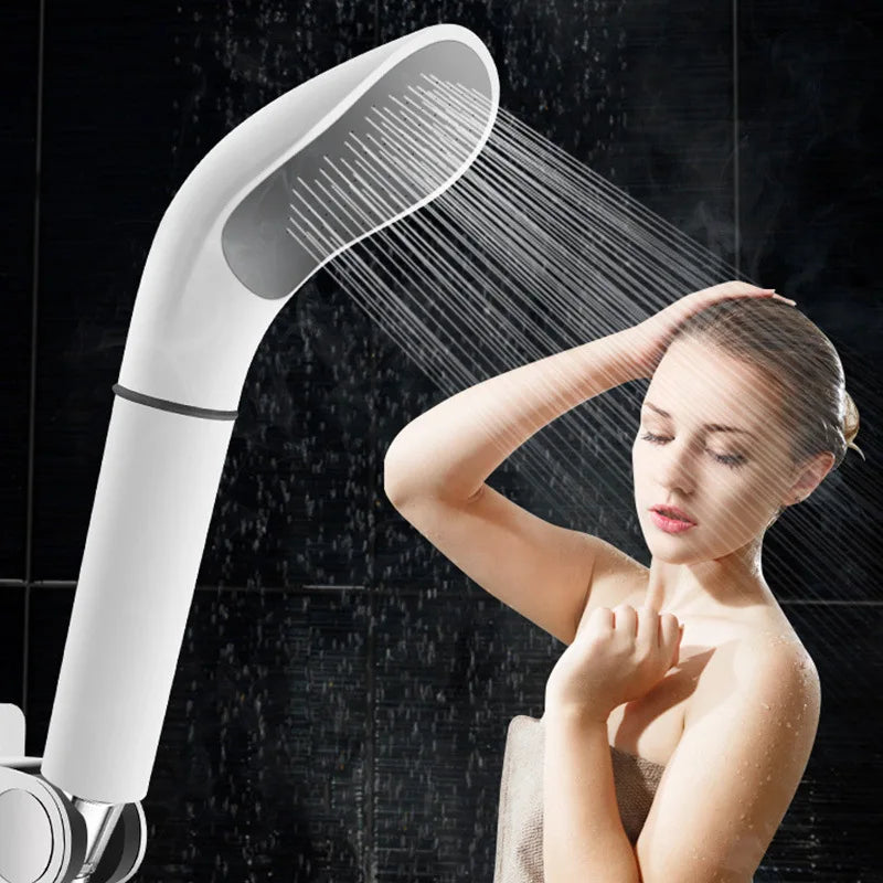 HydroBoost | Hochdruck-Duschkopf | Wassersparend, Druckverstärkend & Einfach zu Montieren | Für Standard-Duschschläuche