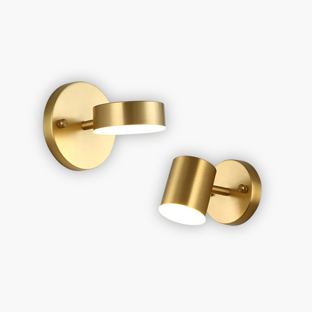 NordAura LED-Wandleuchte | Kupfer Design | Energiesparend & langlebig | Für Schlafzimmer, Wohnzimmer & Flur